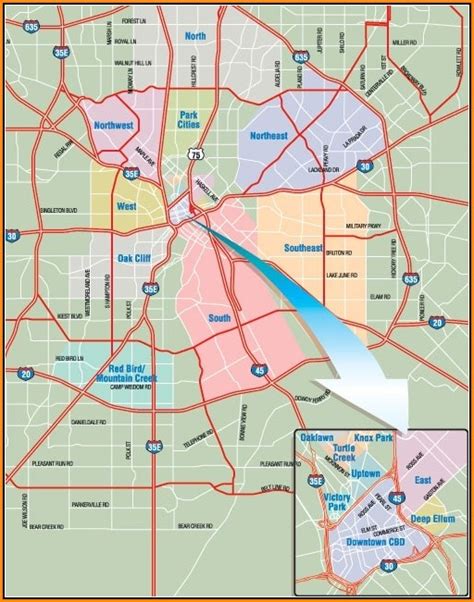 Map Of The Dallas Metroplex Map Resume Examples N8vzx7n9we