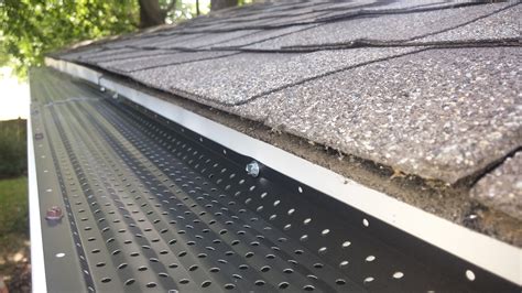 Leaves, twigs and other debris in rain gutters clogs them up and prevents remove the gutter guards, which are typically secured by clips, screws or rivets. Leaf Guards - J. Cizek & Sons Inc.