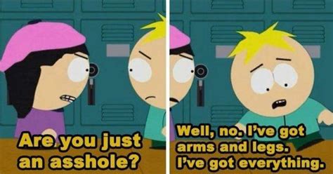 Hes So Innocent Funny South Park Memes South Park Funny Butters