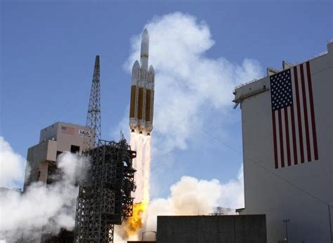 Biggest Us Rocket Blasts Off With Spy Satellite
