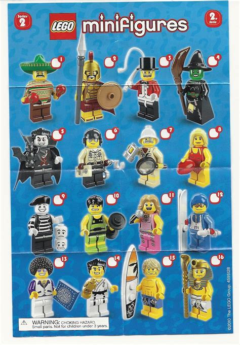 Keep track of your collection with this lego minigures checklist! Toys and Bacon: Minifigure checklists series 1-10