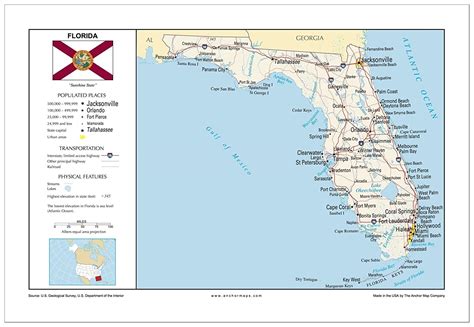 Detailed Map Of Florida Cities