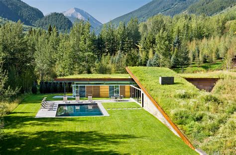 Camouflaged In A Cloak Of Green Majestic Eco Friendly House In The