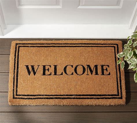 Classic Welcome Doormat in 2021 | Door mat, Welcome mat front door