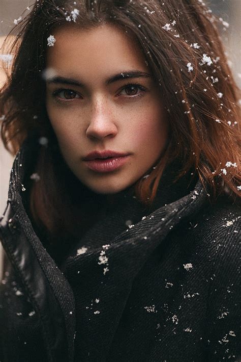 1920x1080px 1080p Free Download Lidia Savoderova Women Model Brunette Snow Coats Brown