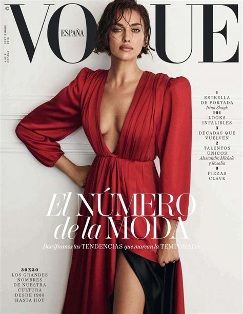 Irina Shayk For Vogue Spain Magazine September Gotceleb