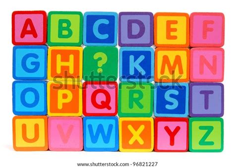 Abc Alphabet Blocks Stock Photo 96821227 Shutterstock