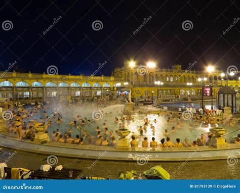 szechenyi thermal baths spa and swimming pool editorial image 21054046