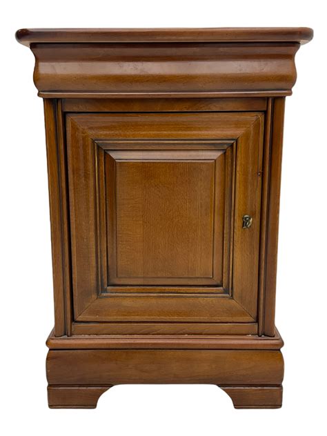 French Cherry Wood Bedside Lamp Cabinet The Furnishings Sale