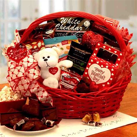 Valentine's day 2021 is on sunday 14 february. Sugar Free Valentine Gift Basket | Valentines Day Gifts ...