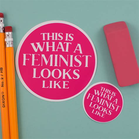 This Is What A Feminist Looks Like Sticker Feminist Sticker Etsy