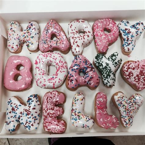 Happy Birthday Donuts Krispy Kreme Denver Drummond
