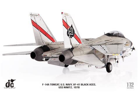 F 14a Tomcat Usn Vf 41 Black Aces Aj100 Uss Nimitz 1978