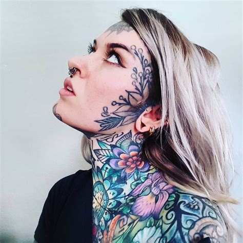 Tattoo Model Strangerfrenzies Follow Nuevers Girl Tattoos Face