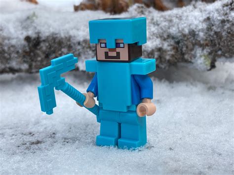 Steve Diamond Armor Lego Minecraft Ng