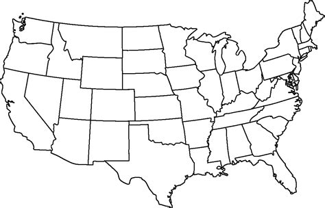 Pix For Blank Us Map Png Clipart Best Clipart Best
