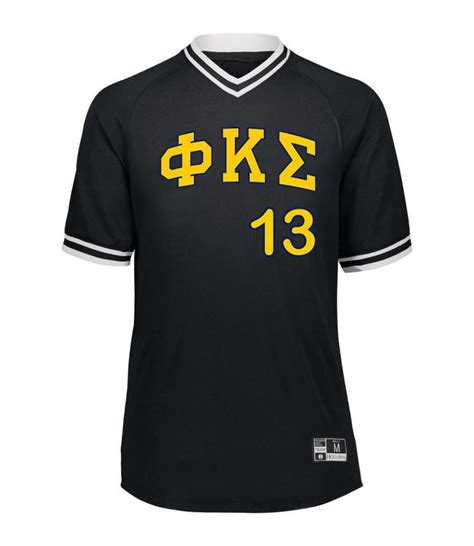 Phi Kappa Sigma Retro V Neck Baseball Jersey Sale 3495 Greek Gear®
