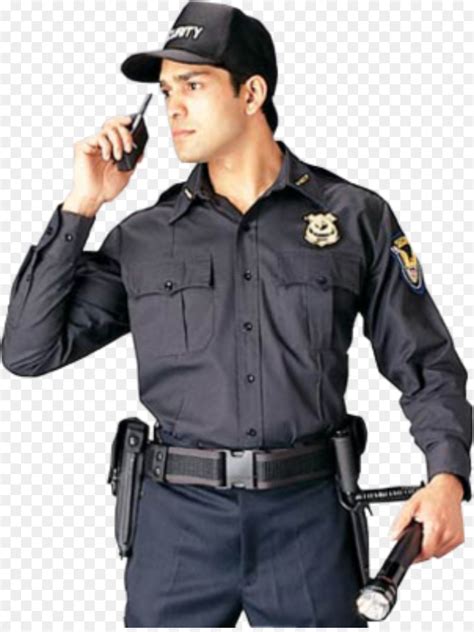 Uniform Security Guard Security Company Clothing Uniform Png Download