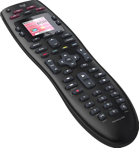 Best Buy: Logitech Harmony 665 10-Device Universal Remote Black 915-000293