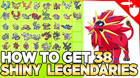 How To Get 38 Shiny Legendary Pokemon And Shiny Odds Sword And Shield