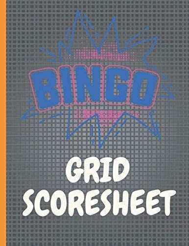 Bingo Grid Scoresheet Blank Bingo Grid Score Record Bingo Game