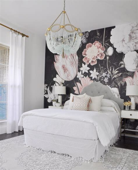 Wallpaper Is Back In A Big Way Thanks To This Master Bedroom Makeover