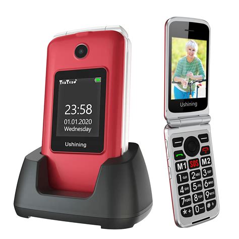 Buy Ushining Senior Flip Phone 3g Sos Big Button T Mobile Flip Phone 2