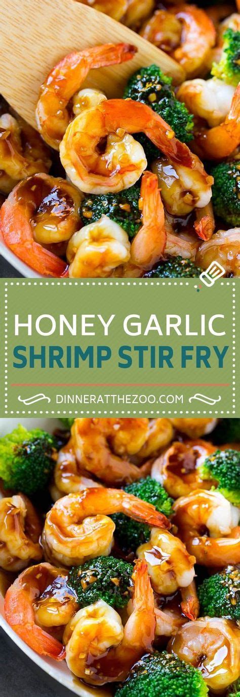 Honey Garlic Shrimp Stir Fry Recipe Shrimp And Broccoli
