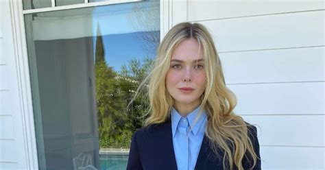 Elle Fannings Simple Suit Is A Lesson In Coded Luxury