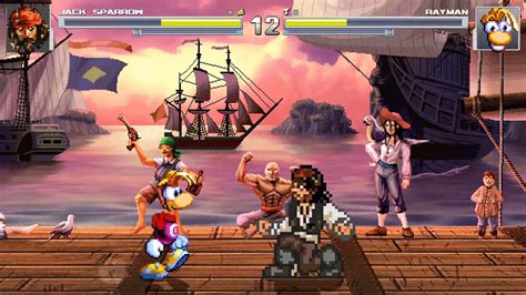 Mugen Battle Mania 36 Jack Sparrow Vs Rayman Youtube