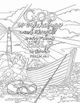 Coloring Spiritual Bible Verse Scripture Drawings Printable Psalm Colorit Sheets Adult Christian Psalms sketch template