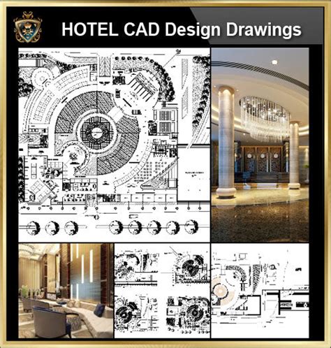 Hotel Hotel Lobby Room Designpublic Facilitiescounter Cad Design