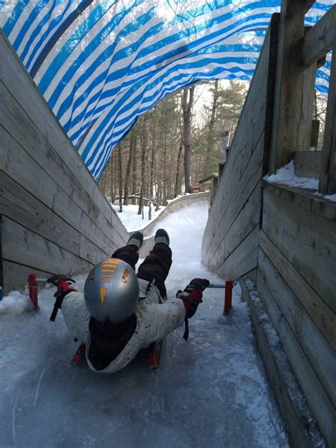 Experience Muskegon Luge At Muskegon State Park Winter In Michigan