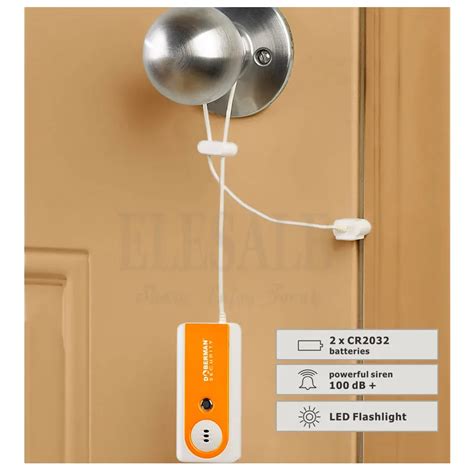 2pcs Security Portable Travel Door Alarm Entry Defense Intruder Alarm