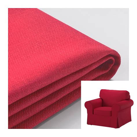 IKEA Ektorp Armchair COVER Chair Slipcover NORDVALLA RED Xmas