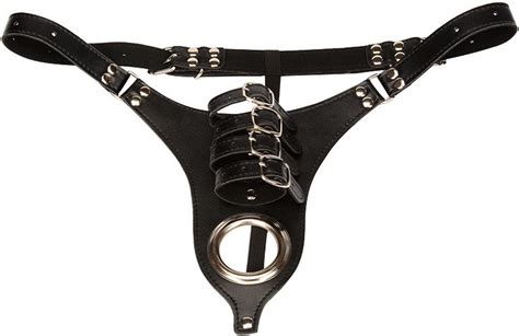 Sex Leather Sexy Pants Fixed Ring Chastity Belt Sleeve Coc K Cage For