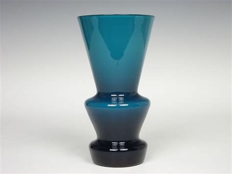 Lindshammar Teal Blue Cased Glass Vase Flickr Photo Sharing Art