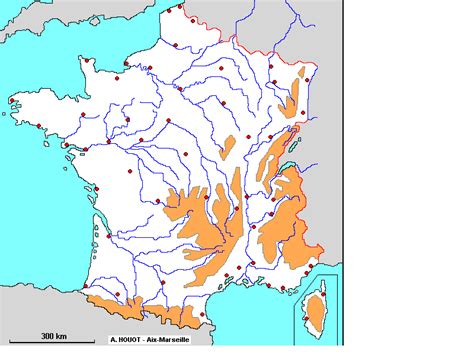 Et pour réviser, rien ne vaut un fond de carte de france vierge à compléter ! Carte De France Muette Avec Fleuves Et Montagnes | My blog