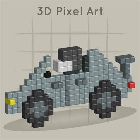 Pixel Art Voitures Vector Art Stock Images Depositphotos