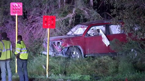 Deputies Woman Lost While Driving Crashes In Nw Harris Co Abc13 Houston