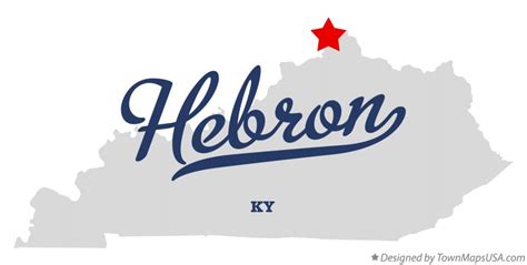 Map Of Hebron Ky Kentucky