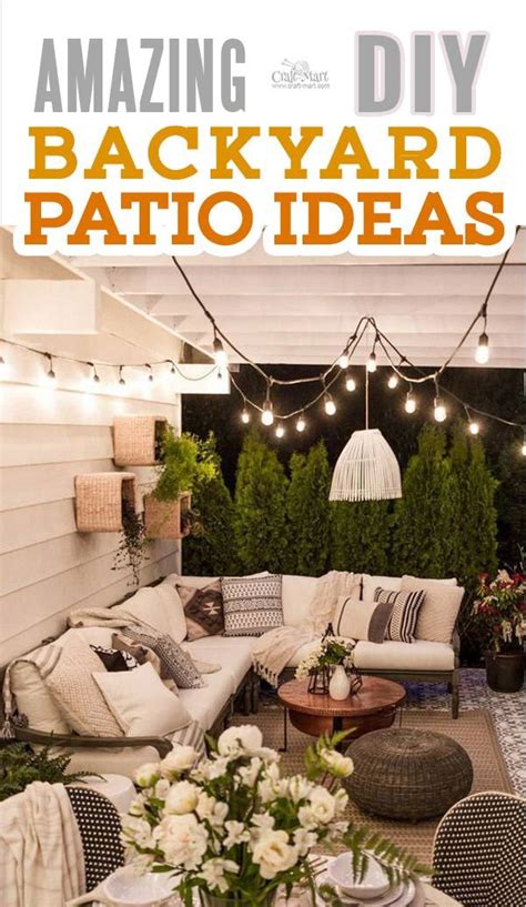 Stunning Patios With Lights Diy Patio Lighting Ideas Small Backyard