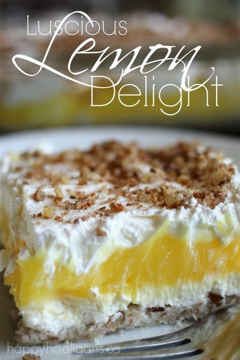 This pumpkin cheesecake pie is light. Luscious Lemon Delight - An Easy-to-Make Dessert