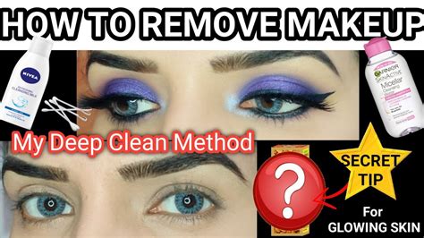 How To Remove Makeup Properly Deep Clean Makeup Removing Method