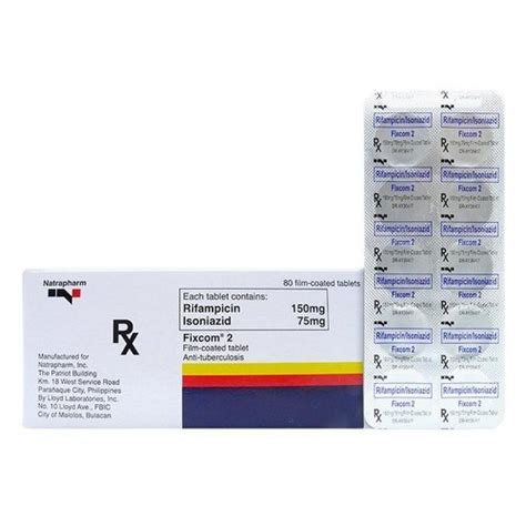 rifampicin and isoniazid tablets at rs 360 box antituberculosis drug in nagpur id 24306439055