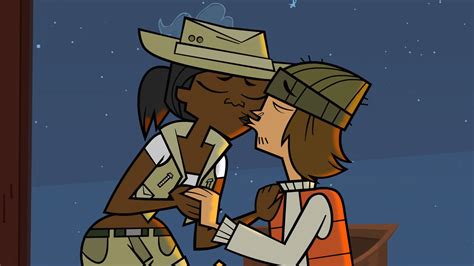 He also returned as a contestant for total drama world tour as a member of team amazon. Image - The only before elimination kiss.png | Total Drama ...