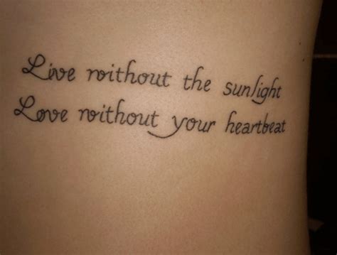 Short Cute Love Quotes Tattoos
