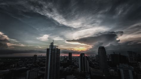 Free Images Horizon Cloud Sky Sunset Skyline Night Building