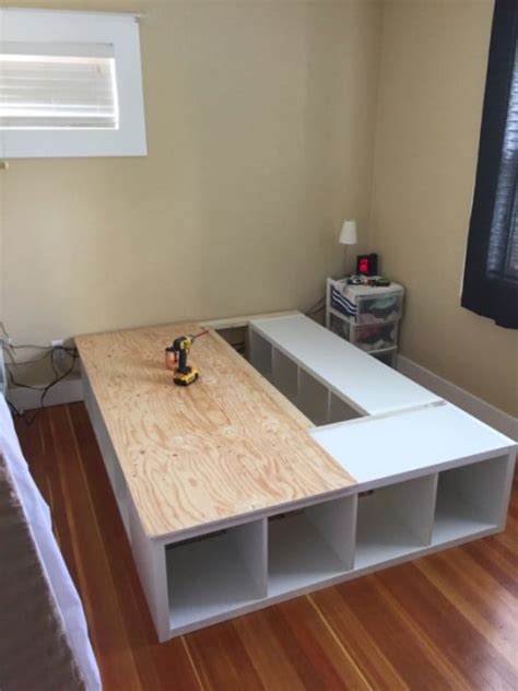 Forget those pricey marble countertops — these. 6 Brilliant Ikea Hacks for the Kallax Shelf - Hello Lovely