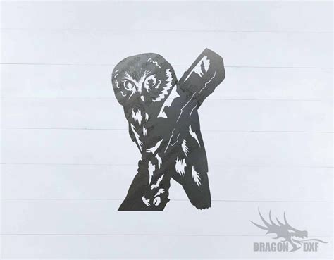 Animal Owl 1 Design Dxf Download — Dragondxf